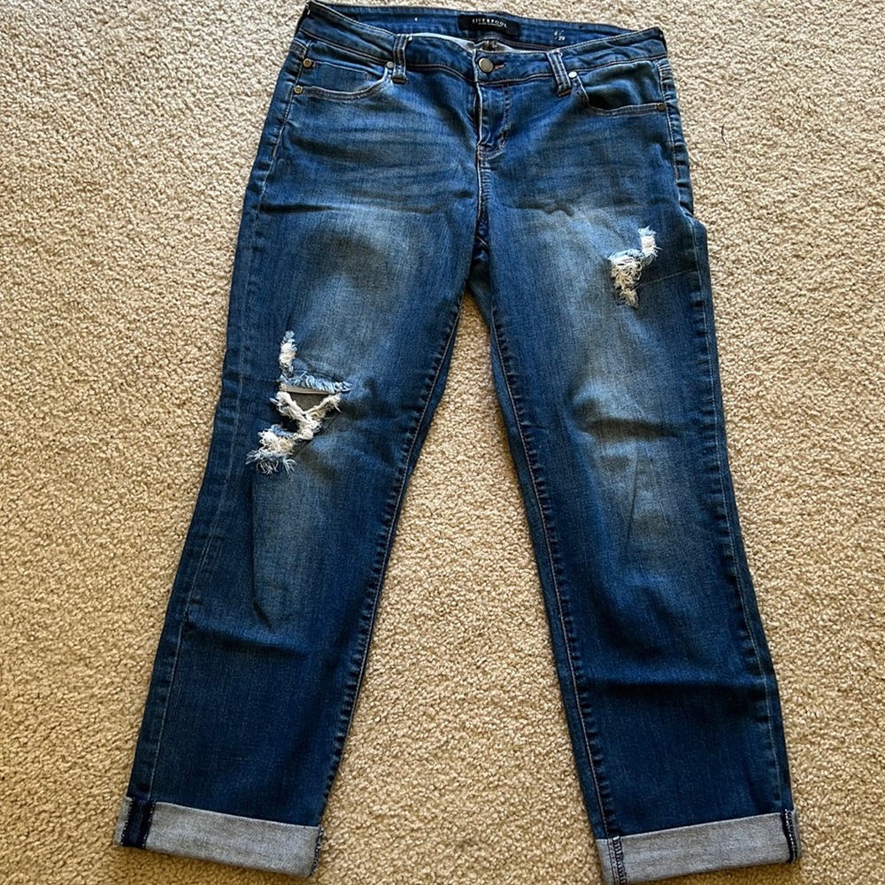 Liverpool distressed jeans